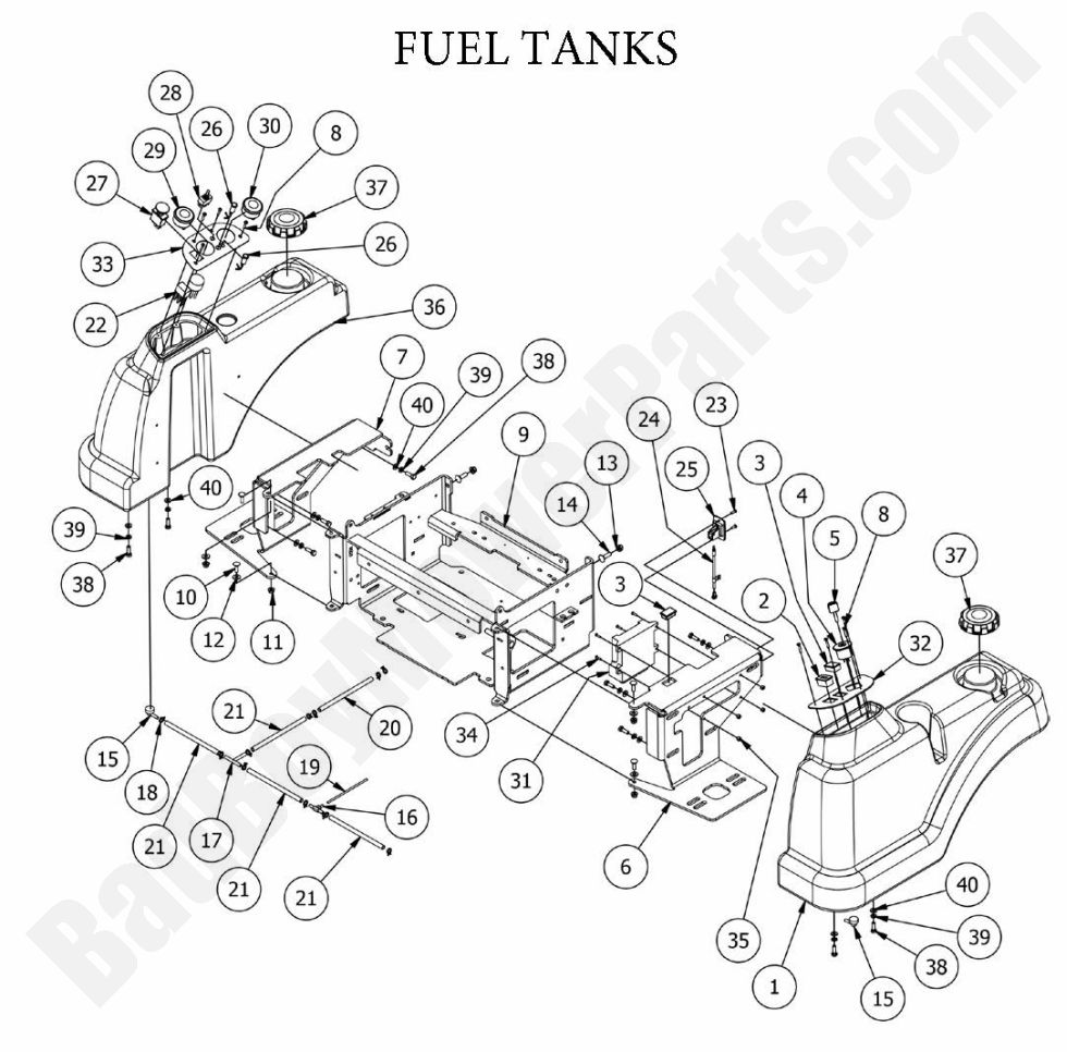 2015 Compact Diesel Fuel Tanks